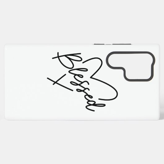 Coque Samsung Galaxy Citation Gratitude manuscrite (Verso Horizontal)