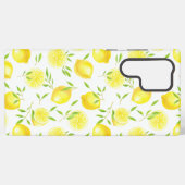 Coque Samsung Galaxy Citrons et feuilles (Verso Horizontal)