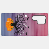 Coque Samsung Galaxy Citrouille d'Halloween Jack o’ Lanterne Dead Tree (Verso Horizontal)