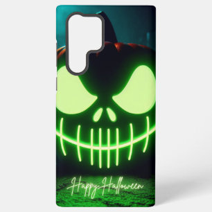 Coque Samsung Galaxy citrouille d'Halloween vert éffrayant