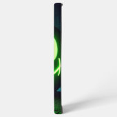 Coque Samsung Galaxy citrouille d'Halloween vert éffrayant (Côté gauche)