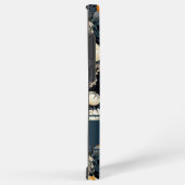 Coque Samsung Galaxy Citrouille élégant et fleurs tombent motif (Côté droit)