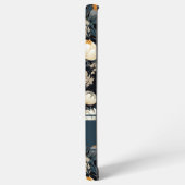 Coque Samsung Galaxy Citrouille élégant et fleurs tombent motif (Côté gauche)