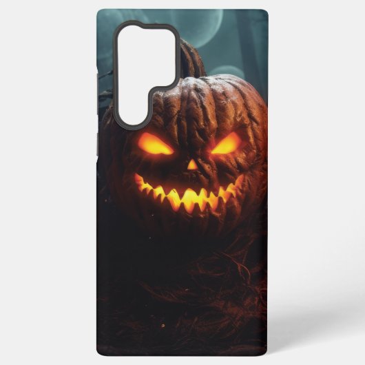 Coque Samsung Galaxy Citrouille maléfique (Verso)