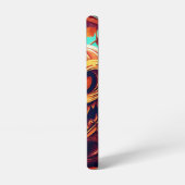 Coque Samsung Galaxy Citrouille orange effrayant avec visage, Halloween (Côté gauche)