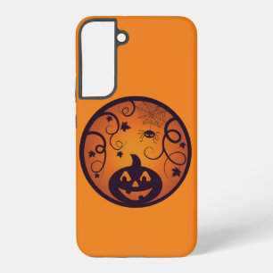 Coque Samsung Galaxy Citrouille visage de Jack o lanterne Halloween et