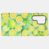 Coque Samsung Galaxy Citrus Mix - Fresh Lemon & Lime Phone Case (Verso Horizontal)