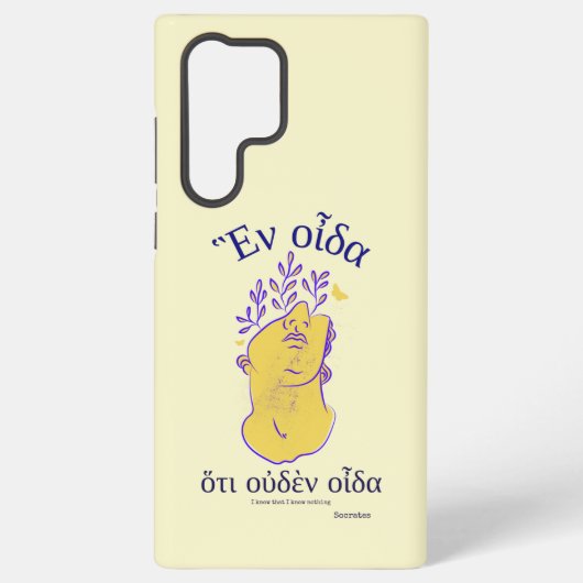 Coque Samsung Galaxy Classiques Grecs Citations Philosophes Socrate (Verso)