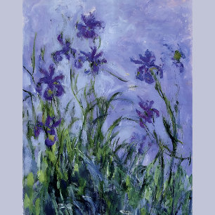 Coque Samsung Galaxy Claude Monet Iris lilas 1914 Art Impressionniste