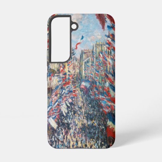 Coque Samsung Galaxy Claude Monet - La Rue Montorgueil - Paris (Verso)