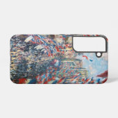 Coque Samsung Galaxy Claude Monet - La Rue Montorgueil - Paris (Verso Horizontal)