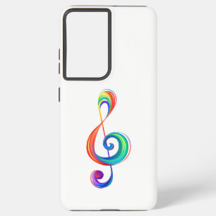Coque Samsung Galaxy Clé arc-en-ciel