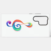 Coque Samsung Galaxy Clé arc-en-ciel (Verso Horizontal)