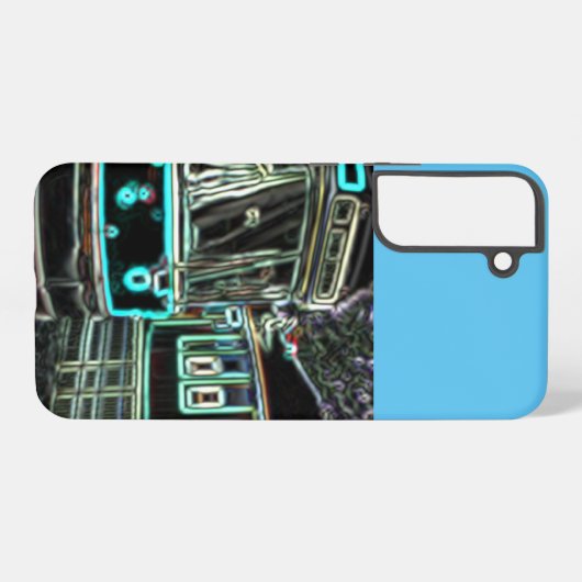 Coque Samsung Galaxy CLRV Neon à stn Samsung Galaxy S22+ Téléphone Case (Verso Horizontal)