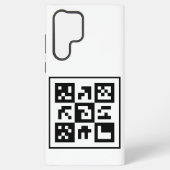 Coque Samsung Galaxy code qr (Verso)