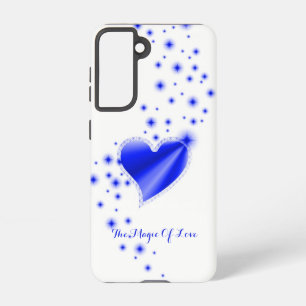 Coque Samsung Galaxy Coeur arc-en-ciel avec étoiles, La magie de l'amou