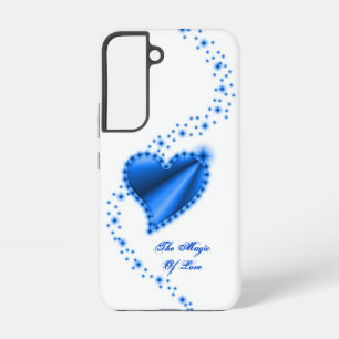 Coque Samsung Galaxy Cœur Arc-en-ciel avec Étoiles, La Magie de l'Amour
