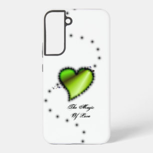 Coque Samsung Galaxy Cœur arc-en-ciel avec étoiles, La magie de l'amour
