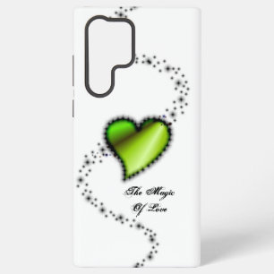 Coque Samsung Galaxy Cœur arc-en-ciel avec étoiles, La magie de l'amour