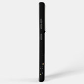 Coque Samsung Galaxy Coeur arc-en-ciel avec étoiles sur noir (Côté droit)