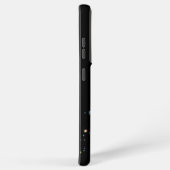 Coque Samsung Galaxy Coeur arc-en-ciel avec étoiles sur noir (Côté droit)