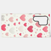 Coque Samsung Galaxy Coeur coloré de la Saint Valentin (Verso Horizontal)