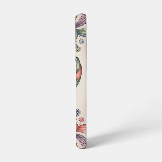 Coque Samsung Galaxy Coeur tissé - Rubans d'art populaire (Côté gauche)