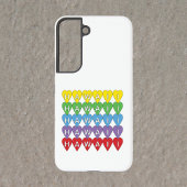 Coque Samsung Galaxy Coeurs arc-en-ciel Hawaii