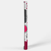 Coque Samsung Galaxy Coeurs blancs blancs blancs blancs Whimsical fleur (Côté droit)