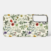 Coque Samsung Galaxy Collage de fleurs sauvages (Verso Horizontal)