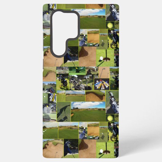 Coque Samsung Galaxy Collage photo de golf, (Verso)