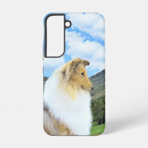 Coque Samsung Galaxy Collie dans les montagnes (Roux) Peinture - Art de