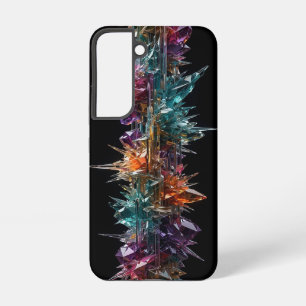 Coque Samsung Galaxy Colonne de fragment de cristal pointu - Or Téalu M