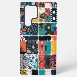 Coque Samsung Galaxy Coloré Abstrait et Floral,