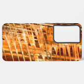 Coque Samsung Galaxy Combustion jaune et orange (Côté gauche)