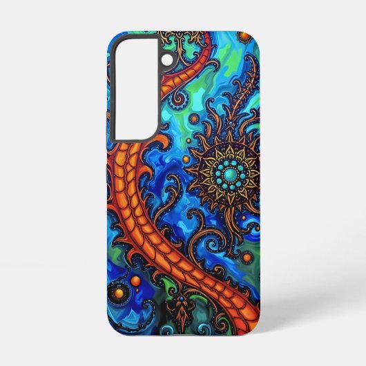 Coque Samsung Galaxy Comète de dragon : flamme céleste (Verso)