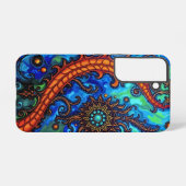 Coque Samsung Galaxy Comète de dragon : flamme céleste (Verso Horizontal)
