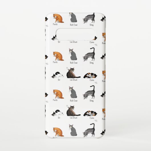 Coque Samsung Galaxy Commandes Cat (Dos)