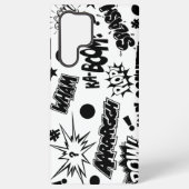 Coque Samsung Galaxy Commandes comiques en noir et blanc (Verso)