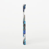 Coque Samsung Galaxy Composition des White and Blue Butterflies (Côté gauche)