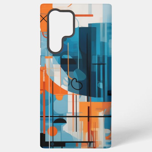 Coque Samsung Galaxy Composition géométrique Abstraite (Verso)
