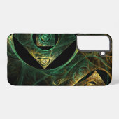 Coque Samsung Galaxy Conception d'art fractal abstrait de vibrations ma (Verso Horizontal)