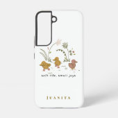 Coque Samsung Galaxy Conception de caneton de vie douce petits plaisirs (Verso)