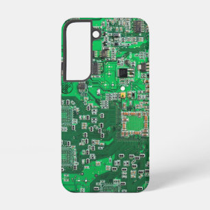 Coque Samsung Galaxy Conception de carte de circuit imprimé vert pour l