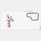 Coque Samsung Galaxy Conception de cœur pointillé minimal (Verso Horizontal)