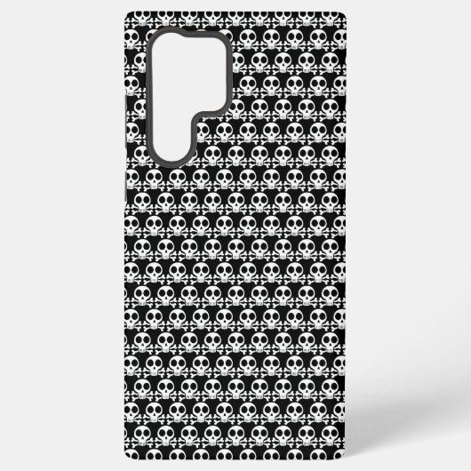 Coque Samsung Galaxy Conception de crâne de pirate (Verso)