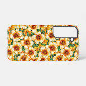 Coque Samsung Galaxy Conception de fleurs printanières douces florales (Verso Horizontal)