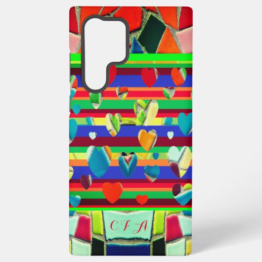 Coque Samsung Galaxy Conception de mosaïque (Verso)