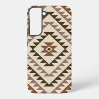 Conception de motif diamant aztèque Brun+Crème