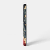 Coque Samsung Galaxy Conception de tissu d'armure de drapeau américain (Côté gauche)